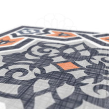 Charger l'image dans la galerie, Arabesque Islamic Canvas of Islamic Pattern Decor in Orange-Black White Frame
