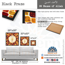 Load image into Gallery viewer, 99 Names of Allah | Fall Colors | Islamic Wall Art