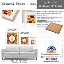 Load image into Gallery viewer, 99 Names of Allah | Fall Colors | Islamic Wall Art