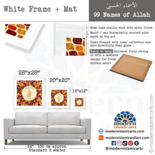 Load image into Gallery viewer, 99 Names of Allah | Fall Colors | Islamic Wall Art