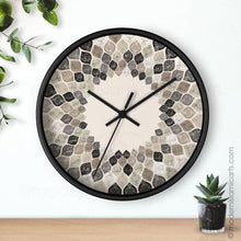 Load image into Gallery viewer, 99 Names of Allah Clock | Grey-Beige | Islamic Wall Art