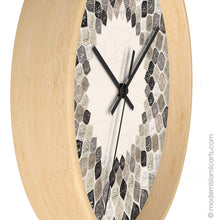 Load image into Gallery viewer, 99 Names of Allah Clock | Grey-Beige | Islamic Wall Art