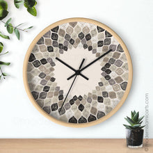 Load image into Gallery viewer, 99 Names of Allah Clock | Grey-Beige | Islamic Wall Art