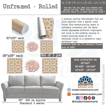 Cargar imagen en el visor de la galería, Arabesque Set of 3 Islamic Wall Art | Beige | Surah Kahf Arabesque Islamic Decor