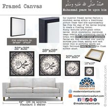 Load image into Gallery viewer, Muhammad | Grey Beige | Islamic Pattern Islamic Wall Art