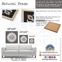 Lade das Bild in den Galerie-Viewer, Yusuf | Grey Beige | Islamic Pattern Islamic Wall Art