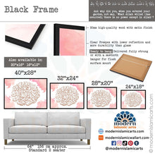 Charger l'image dans la galerie, Surah Kahf | Pink | Watercolor Islamic Canvas