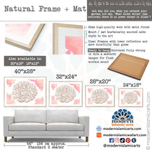 Charger l'image dans la galerie, Surah Kahf | Pink | Watercolor Islamic Canvas