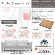 Charger l'image dans la galerie, Surah Kahf | Pink | Watercolor Islamic Canvas