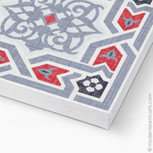 Load image into Gallery viewer, Islamic Pattern Decor Islamic Canvas Grey-Red Arabesque Unframed
