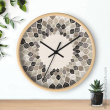 Load image into Gallery viewer, 99 Names of Allah Clock | Grey-Beige | Islamic Wall Art
